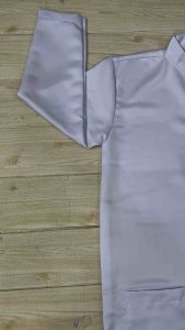 Baju Sekolah Padang Putih Kantong Bawah Bahan Elemen