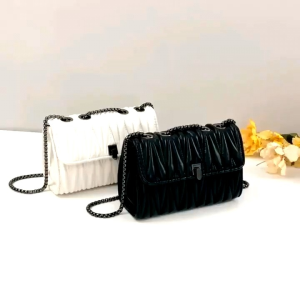 Tas Selempang Kulit Wanita Tas Hp Cewek Rantai Slingbag HS 522