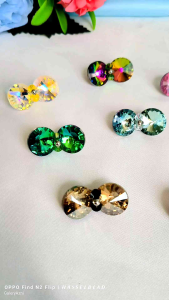 Bros jilbab Bros dagu kristal Swarovski grad A size 14mm