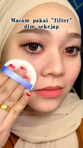 SACE LADY Oil-control Compact Powder Foundation Waterproof Matte Face Powder Bedak Original