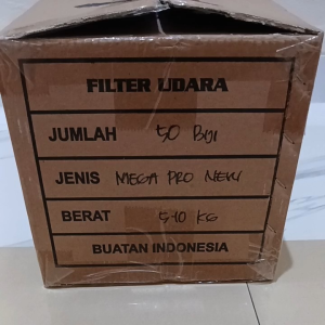 saringan hawa filter udara megapro f1 megapro new 1 dus 50 pcs terlaris