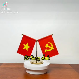 Bộ Cờ Trang Trí Taplo Xe Hơi 2 Cờ Quân Cứu và Quốc Tế - Phong Cách Tùy Chọn