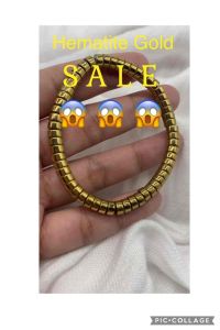 Hematite Gold Original Lucky Charm Bracelet