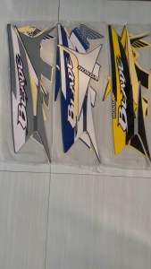 STIKER STRIPING LIS LES BODY MOTOR HONDA BLADE 110R 2009 2010 STANDAR