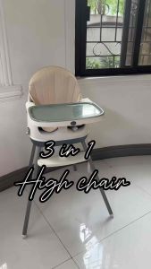 BAMBINA MULTICHAIR (3 in 1 high chair) WITH FREE CUSHION INCLUDED FREE NAME DECAL