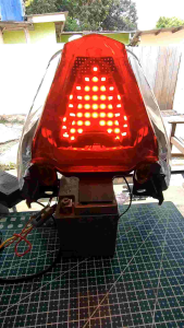 Lampu rem running beat deluxe pnp otomatis