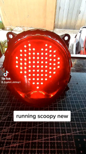 Lampu rem running scoopy r12 new pnp otomatis