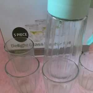 MASFLEX 5piece Delight Glass Pitcher Set