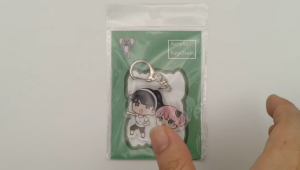 SPY X FAMILY LOID YOR ANYA ACRYLIC KEYCHAINS