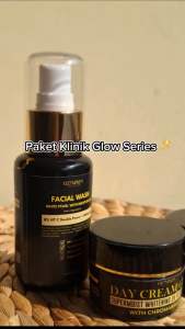 PAKET Klinik Glow Series GENZKIN – Skincare Lengkap Glow Repair | Untuk Flek Jerawat Kusam & Kulit Sensitif