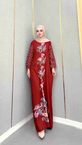 GAMIS CAP BAHAN RAYON TEBAL