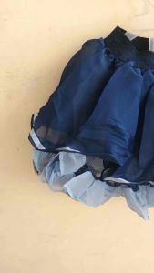 Setelan anak perempuan bunny rok tutu blue fashion import 2677