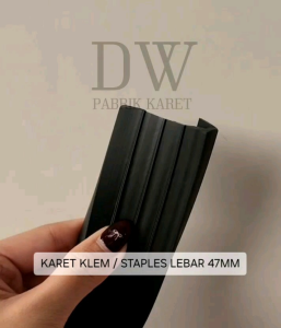 KARET STAPLES 47MM STEPLES 4.7 CM KARET KLEM KNALPOT 47 MM KARET PELINDUNG PLAT