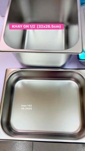 🅾️ KHAY INOX GN 1/2 ĐỰNG THỰC PHẨM / CÔNG CƠM / KHAY BUFFET / KHAY INOX SƠ CHẾ THỰC PHẨM / KHAY GN 1/2.