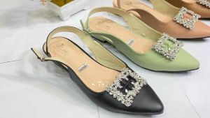 Rmg11 sandal wanita kondangan bustong 3cm terbaru pesta kekinian