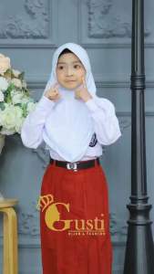 BERGO SEKOLAH BAHAN KAOS SIZE S /BERGO RABANI/KERUDUNG SEKOLAH/HIJAB SD