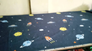 Sarung Kasur Resleting Aesthetic 180x200 Tinggi 20 cm Bahan Katun Disperse Premium