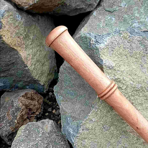 Tongkat komando TNI Polri kayu stigi ori tenggelam di air ukuran panjang ±35 cm