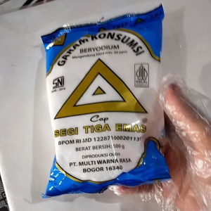 Garam Dapur Garam Halus Garam Yodium Cap Segi Tiga Emas