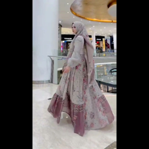 Gamis Aliya Syari Shanum Series // Bisa COD Alisha Muslim Fashion