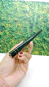 pipa once kayu galih kelor hitam model lancip D20