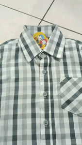 Ragga Kids Kemeja Motif Kotak-kotak Katun Adem Terbaru Premium Anak Remaja Lengan Panjang Pendek K&K SHOP - Red