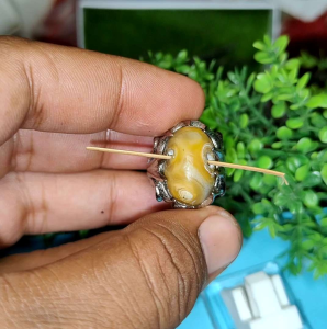 akik jamak fokay pamor mata timbul antik