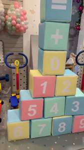 Haenim Toy - Number small blocks for toddlers/kids