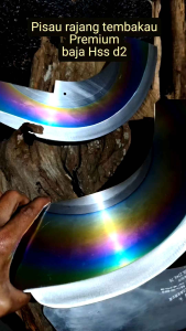 Pisau rajang Daun Temb4K4u model Bendo Full baja Hss germ4ni  // P50cm L12cm