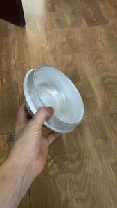 Thố gang làm cơm trộn chống bể size 17x5cm