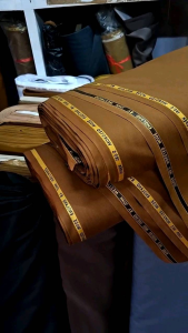 Kain Pemda Khaki Super Premium Tebal Bahan Baju Dinas Seragam PDH PNS ASN Semiwool Adem Terbaru