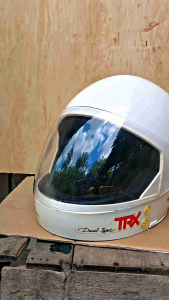 Helm Lawas Helm Klasik Jadul Honda TRX White