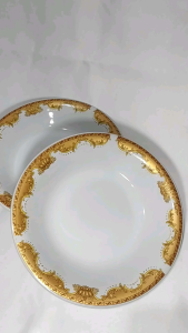 Piring Keramik Mahkota 3pcs/9inch Piring Lusinan Eceran