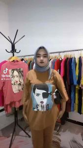 Setelan Wanita Terbaru DM3 Almond