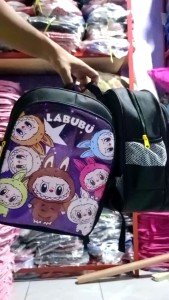 TAS LABUBU TAS ANAK SEKOLAH PAUD TK SD LAKILAKI PEREMPUAN MOTIF LABUBU TERBARU TAS VIRAL TAS PENGAJIAN