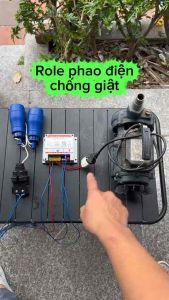 Combo 2 bộ rơle 12v chống giật cho phao bơm bách khoa