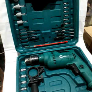 mesin bor set 13mm mailtank sh343/sh11 impact drill variabel speed bor beton full set mata bor