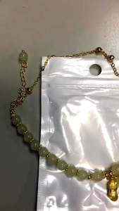 กำไลหยกเหอเทียน129฿ ปกติ 199฿ ||เสริมโชคลาภ  โชคดีเป็นศิริมงคลแก่ผู้สวมใส่