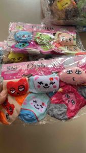 Set 3 Pasang Kaos Kaki Baby Boneka Usia 0-2th - Kaos Kaki Lipat Bayi Boneka Cewe Cowo