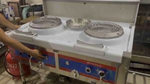 K/20-A K/30-A High Pressure Burner with Stainless Body Stand Commercial Heavy Duty Burner Gas Stove