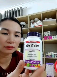 Hàng công ty có tem)Viên uống hỗ trợ thải độc và bảo vệ gan Milk Thistle 150mg WEBBER NATURALS Hộp 240 viên