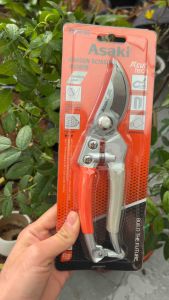 Kéo cắt cành lưỡi inox Asaki Nhật AK-8643 8inch/200mm - Kéo cắt cành thép Nhật