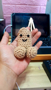 crocheted keychain/gift ideas keychain