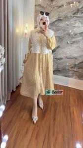 Midi rayon mix renda brokat ld 110 pb 125