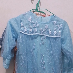 Thrift / Pre Loved / Second / Mantan Dress Gamis Baju Muslim Pesta Kondangan Ulang Tahun Lebaran Anak Perempuan Usia 2 3 4 5 Tahun