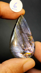 ลาบลาดอไลท์ ทรงหยดน้ำ🔸Labradorite