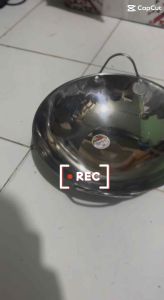 Wajan Mini Stainless steel BMW / Wajan Penggorengan Kuali Mini Wok Pan Katel Bar Stainless Steel Wajan Restoran