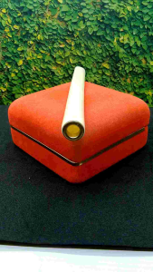 Sedotan once pipa tulang sapi bulat variasi ring cincin A10