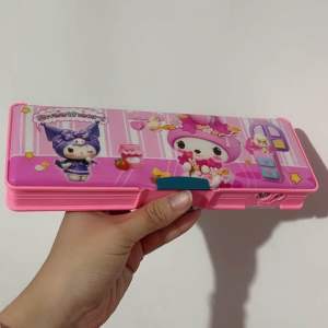 Kotak Pensil Magnet Kuromi KT 8903 Plus Serutan Melody Astronot