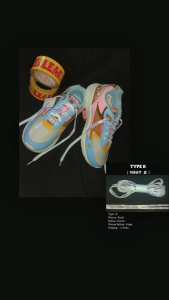 ORIGINAL Shoelaces/tali sepatu katakana series by daad.co Type R